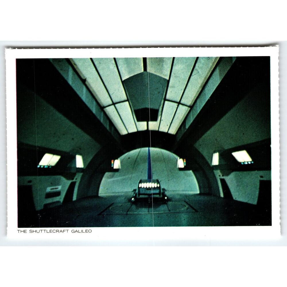 1977 Star Trek The Shuttlecraft Galileo Vintage Chrome Postcard